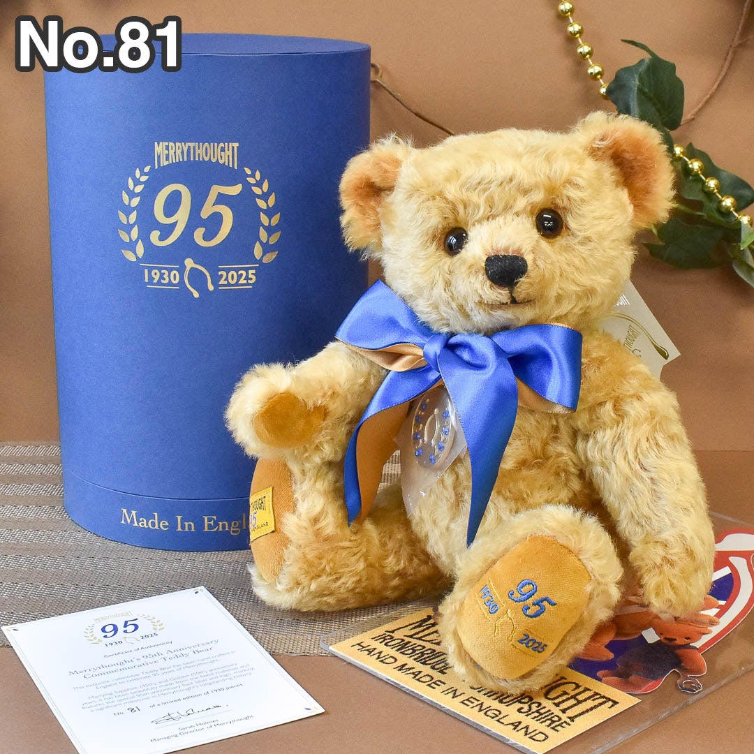 テディベア メリーソート社製 限定シリアルナンバー付 メリーソート 95thアニバーサリーベア | Dear Bear 目黒店