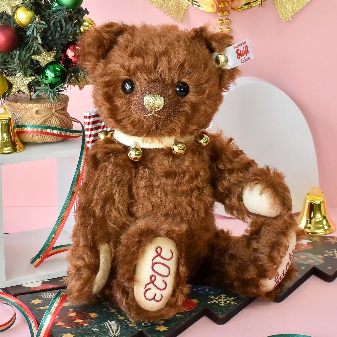 シュタイフテディベア　2004年クリスマスくつ下ベア シュタイフテディベア 2004年クリスマスくつ下ベア 90年代〜テディベア