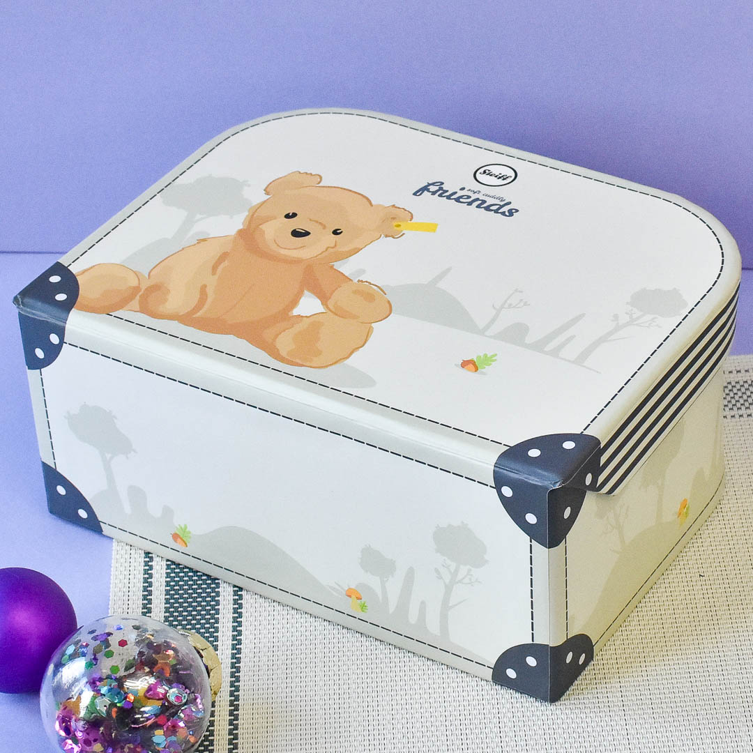 シュタイフ テディベアのジミー スーツケース | Dear Bear 目黒店